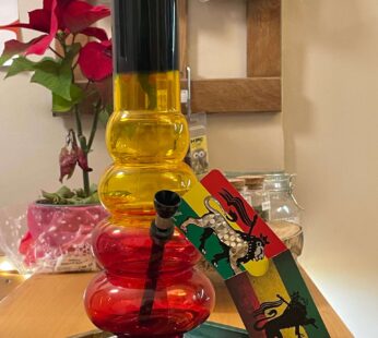 🎶 Kit Reggae Kaya – Moedora • Bandeja Reggae XL • Bong XXL